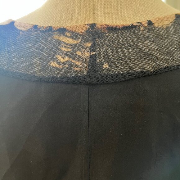 VIVIANA UCHITEL Black Silk Tank Size Large - Picture 6 of 8